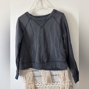 Lululemon Voyage Pullover Sweatshirt Dark Gray Size Medium